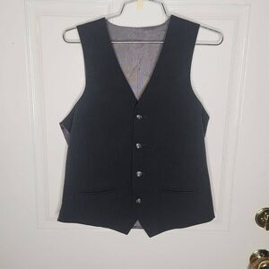Alfani slim fit gray vest men's size S